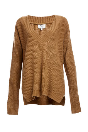 Six Crisp Days V-Neck Knit Pullover Sweater