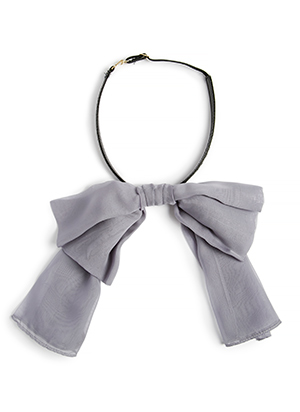 Project 6 Amira Silk Bow Necklace