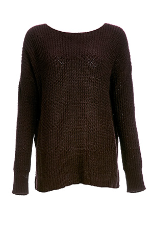 BB Dakota Giselle Drop Needle Chenille Sweater