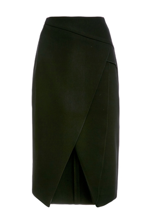 Cameo Fall Back Wrap Midi Skirt