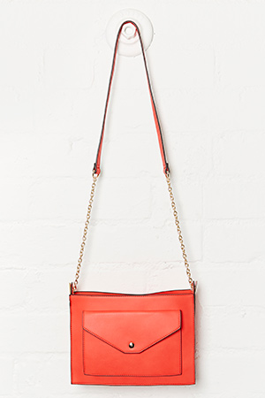 Anna Ella Vegan Leather Envelope Shoulder Bag