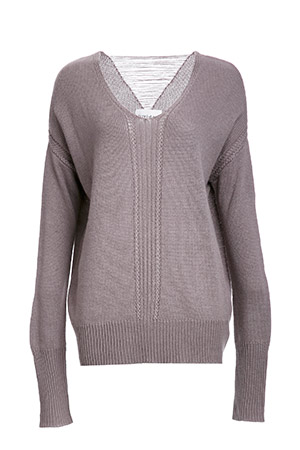 Olive & Oak Open Knit Pullover Sweater