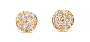 Gorjana Pristine Circle Stud Earrings