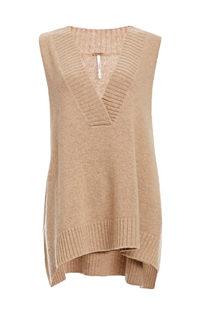Free People Lambswool Swing Vest
