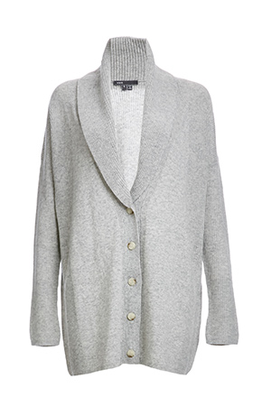 Vince Directional Rib Cardigan