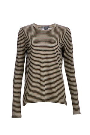 Vince L/S Feeder Striped Tee