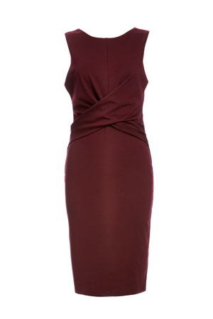 RD Style Wrap Waist Sheath Dress