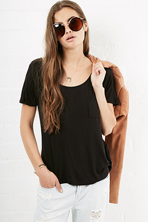 Six Crisp Days Basic Scoop Tee