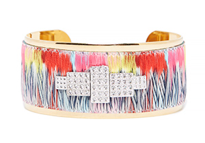 Sandy Hyun Fabric Cuff Bracelet