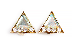 Sandy Hyun Crystal Earrings