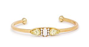 Sandy Hyun Vintage Crystal Bangle