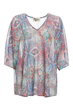 Show Me Your Mumu Paisley Shook Tunic