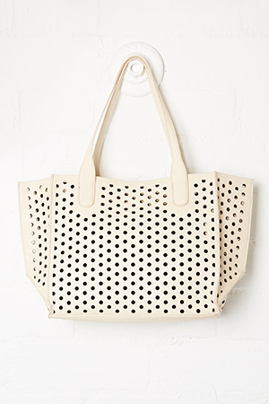 Kodaline Vegan Leather Perforated Tote