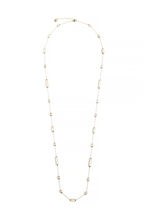 House Of Harlow 1960 Long Rains Station Necklace