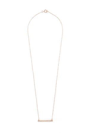 Sage & Stone Crystal Bar Necklace