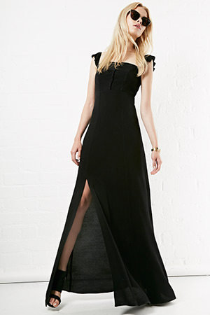 FLYNN SKYE Bardot Maxi Dress