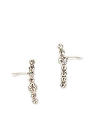 Luv AJ The Pave Curved Earring Set