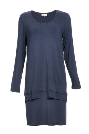 Yerse Layerd Jersey Knit Dress