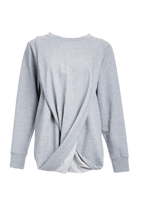 Maurie & Eve Warner Twisted Cotton Sweatshirt