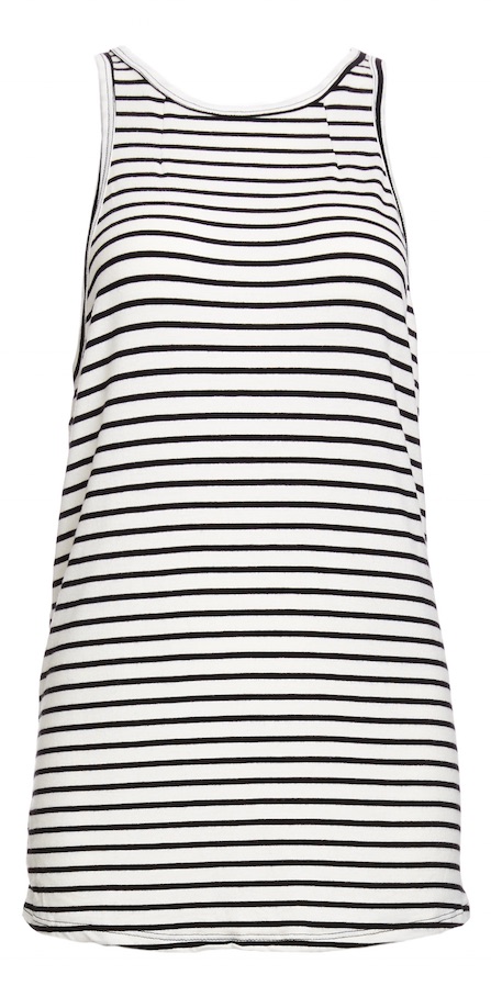 Babakul Knotty Gal Open Back Jersey Knit Tank
