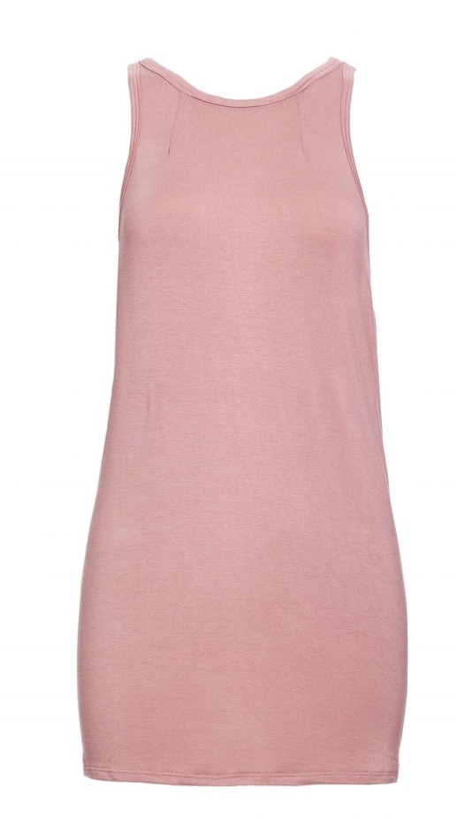 Babakul Knotty Gal Open Back Jersey Knit Tank