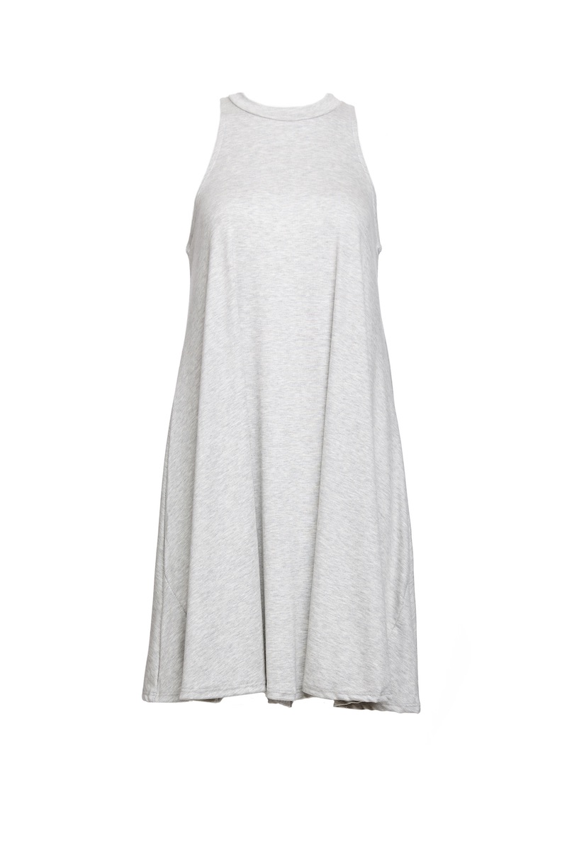 Babakul Post Yoga Brunch Ribbed Knit Dress