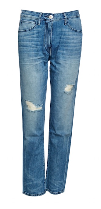3x1 W3 Selvedge Straight Crop Jeans