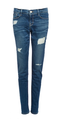 Frame Denim Le Garcon Distressed Jeans