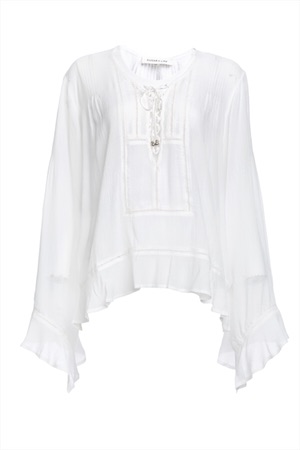 Desert Breeze Lace Up Blouse