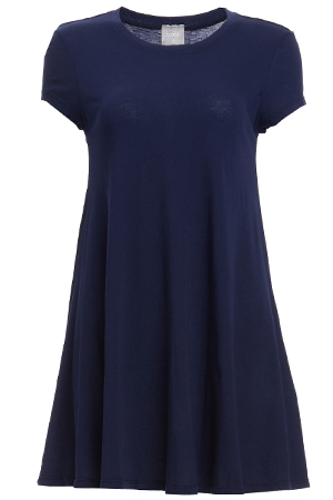 BOBI Swing Cotton Jersey Tunic Dress