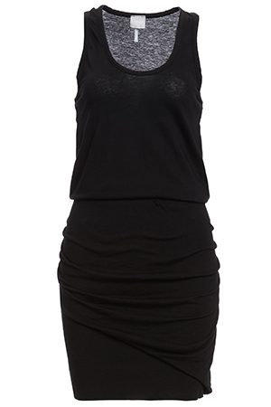 BOBI Drop Waist Cotton Tank Dress