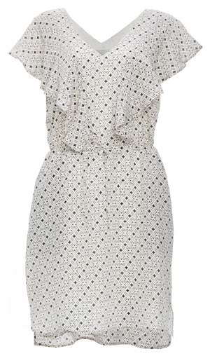 Greylin Silk Print Adrienne Dress