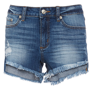 Huntington High Low Cutoff Shorts