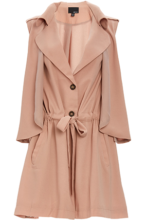 Greylin Devin Trench Vest with Tie Front
