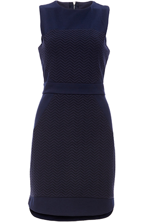 Adelyn Rae Chevron Knit Sheath Dress