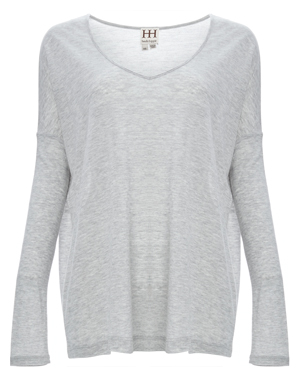 Haute Hippie Long Sleeve Amy Knit Top