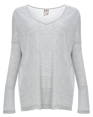 Haute Hippie Long Sleeve Amy Knit Top