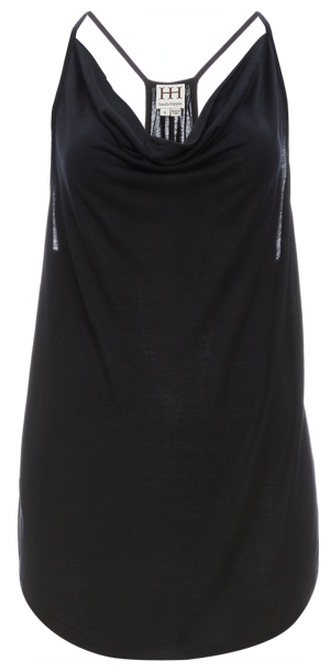 Haute Hippie Knit Drape Neckline Tank