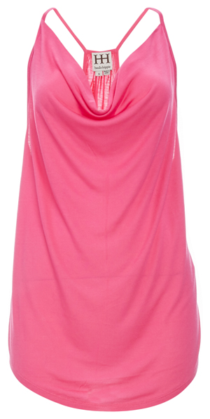 Haute Hippie Knit Drape Neckline Tank