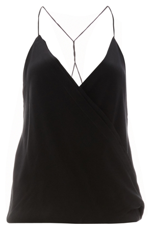 Paula Hermanny Barely There Wrap Silk Tank
