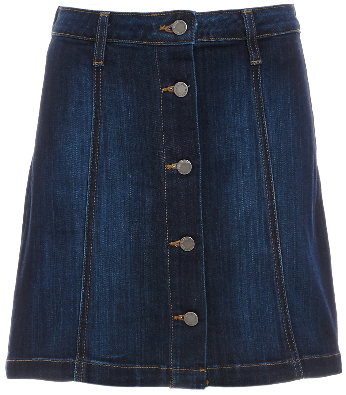 Just Black Stephanie Buttoned Denim Skirt