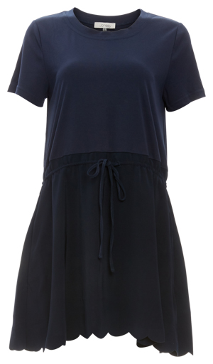 Jonesy Pixie Scalloped Hem Tee Dress