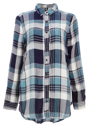 Jenny Classic Plaid Button Up with Pockets