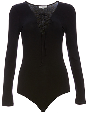 Date Night Lace Up Bodysuit