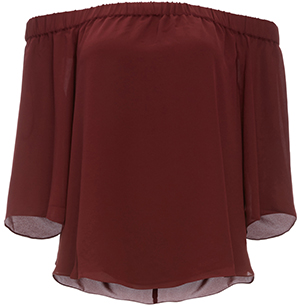 Hana Off Shoulder Tie Back Top