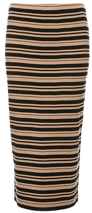 Sanctuary Stripe Knit Midtown Midi Skirt