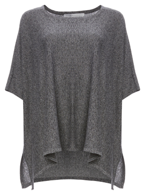 Susana Monaco Heathered Pullover Knit Top