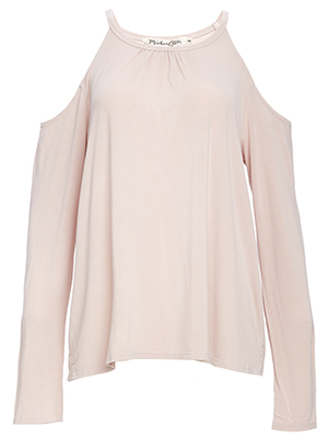 Michael Stars Simply Sweet Cold Shoulder Top