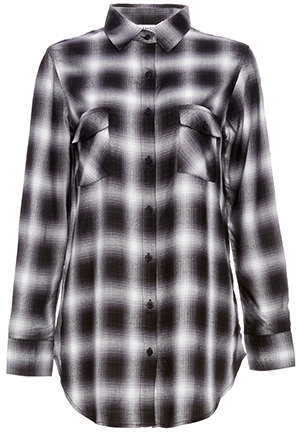 BB Dakota Arizona Plaid Blouse