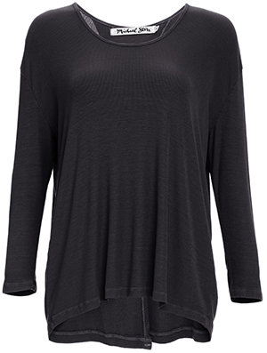 Michael Stars Rib Knit Crossback Top